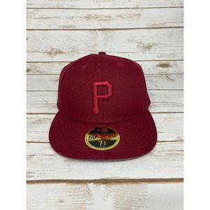 Men's Pittsburgh Pirates NewEra Scarlet fitted hat